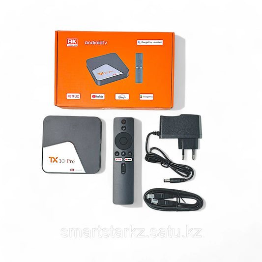 TX10 Pro Android TV Box – 4K Ultra HD – Android TV – WiFi – Télécommande vocale 🎤📺