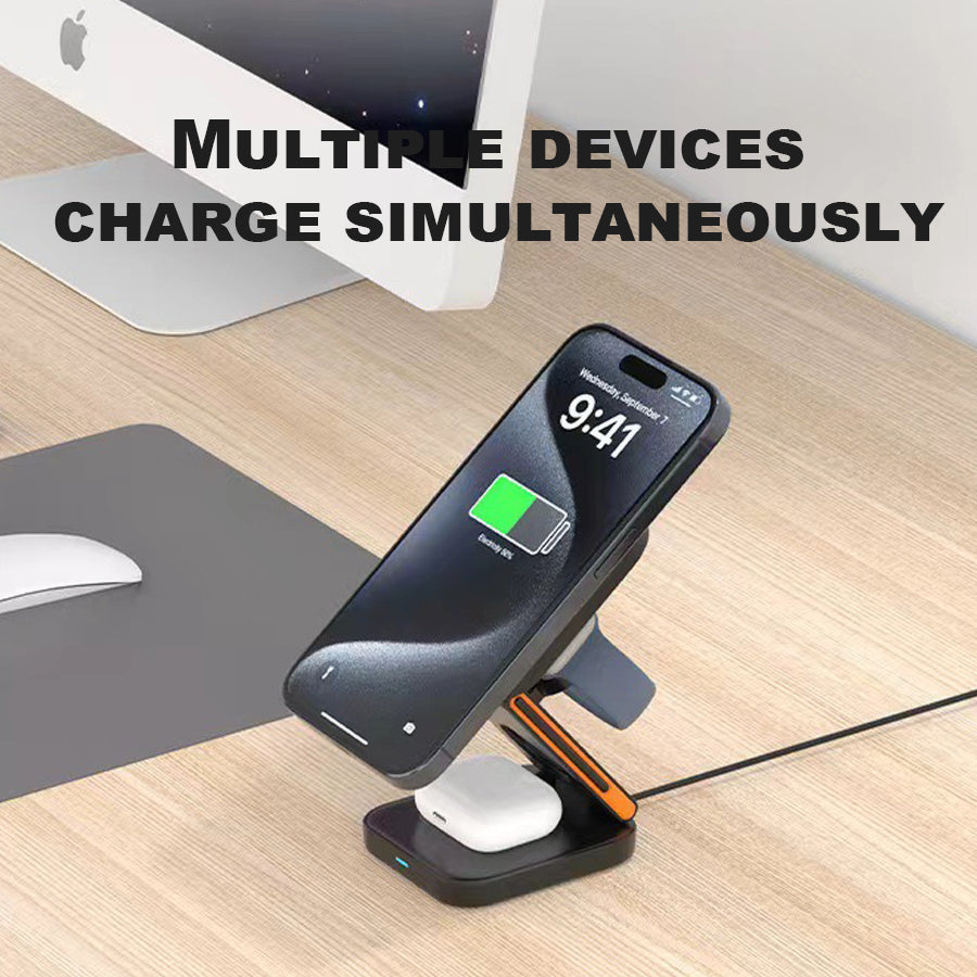 Support de Charge MagSafe 3 en 1 – Simplicité & Performance