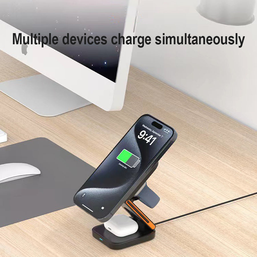 Support de Charge MagSafe 3 en 1 – Simplicité & Performance